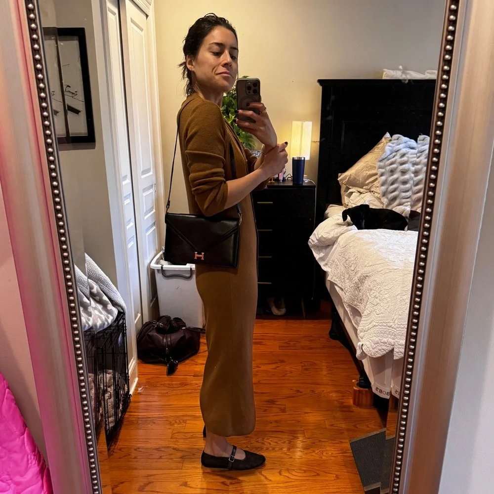 Hermes leather Clutch Shoulder Bag - Picture 3 of 14